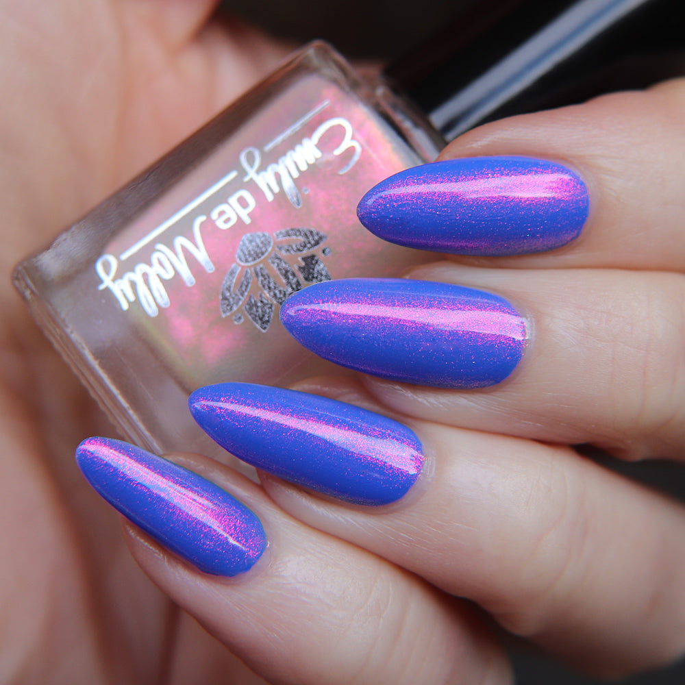 The Same Dream - A pale purple nail polish with duochrome