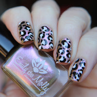 Black Stamping Polish