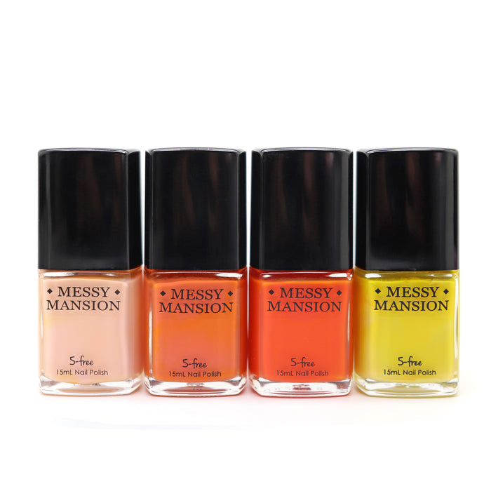 Orange Set -  Nail Stamping Polish by Messy Mansion
