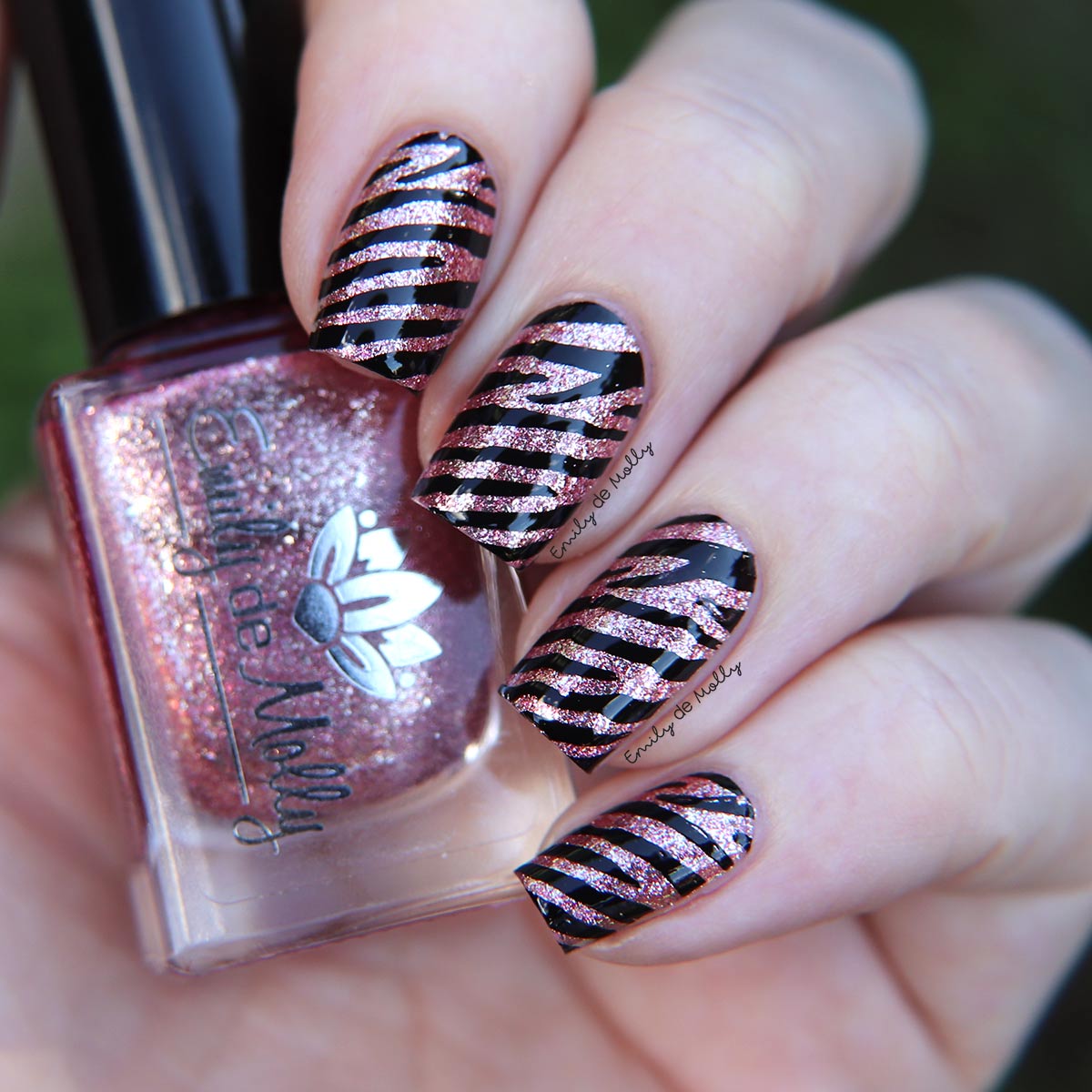 Black Stamping Polish