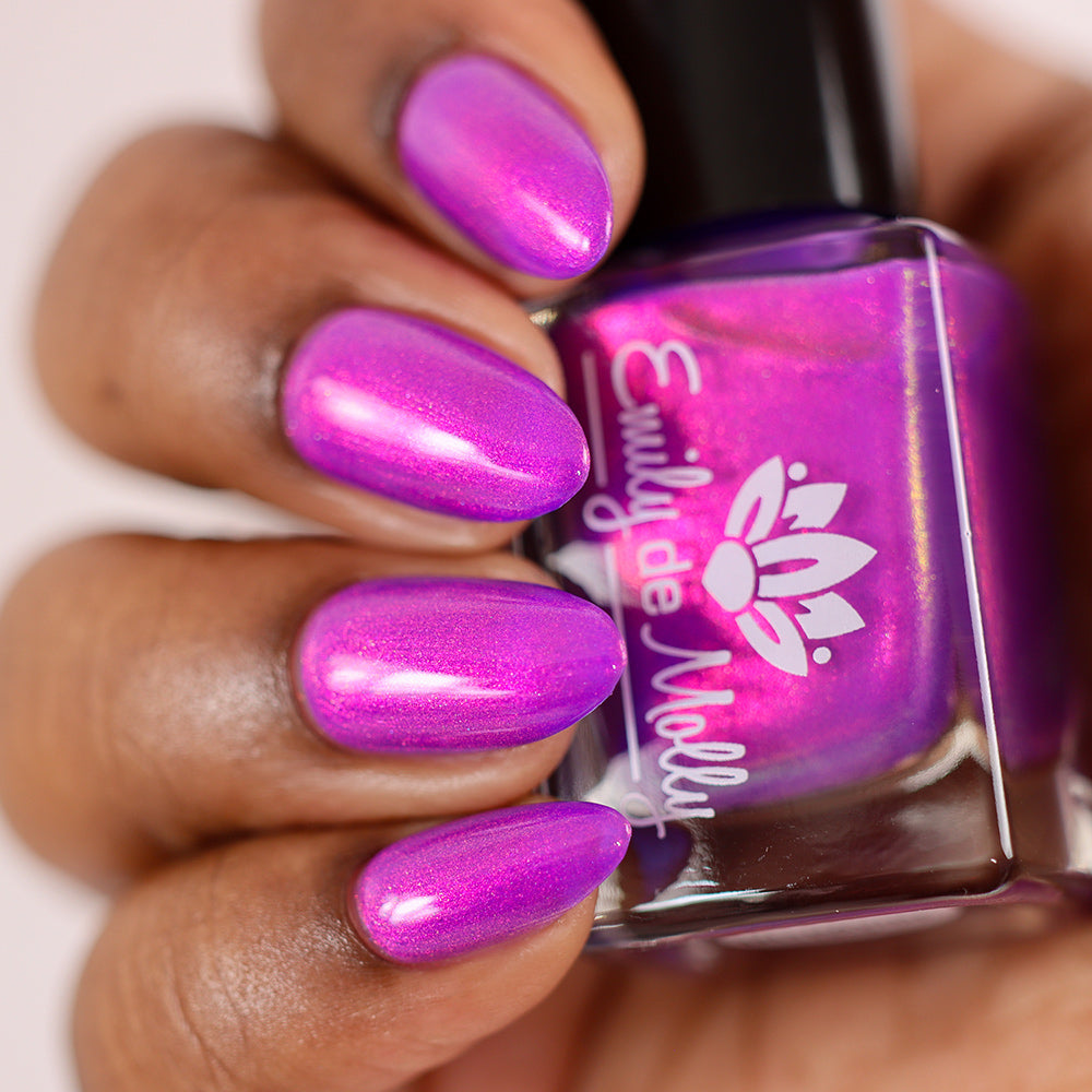 Ultravibe - A bright purple nail polish with shifting shimmer