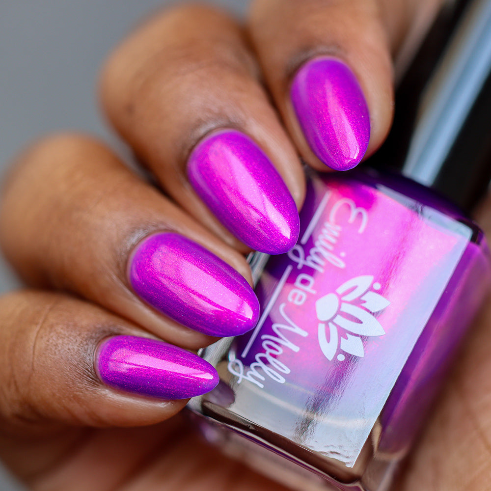 Ultravibe - A bright purple nail polish with shifting shimmer