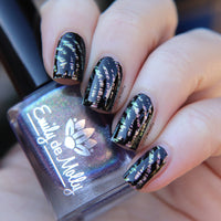 Black Stamping Polish
