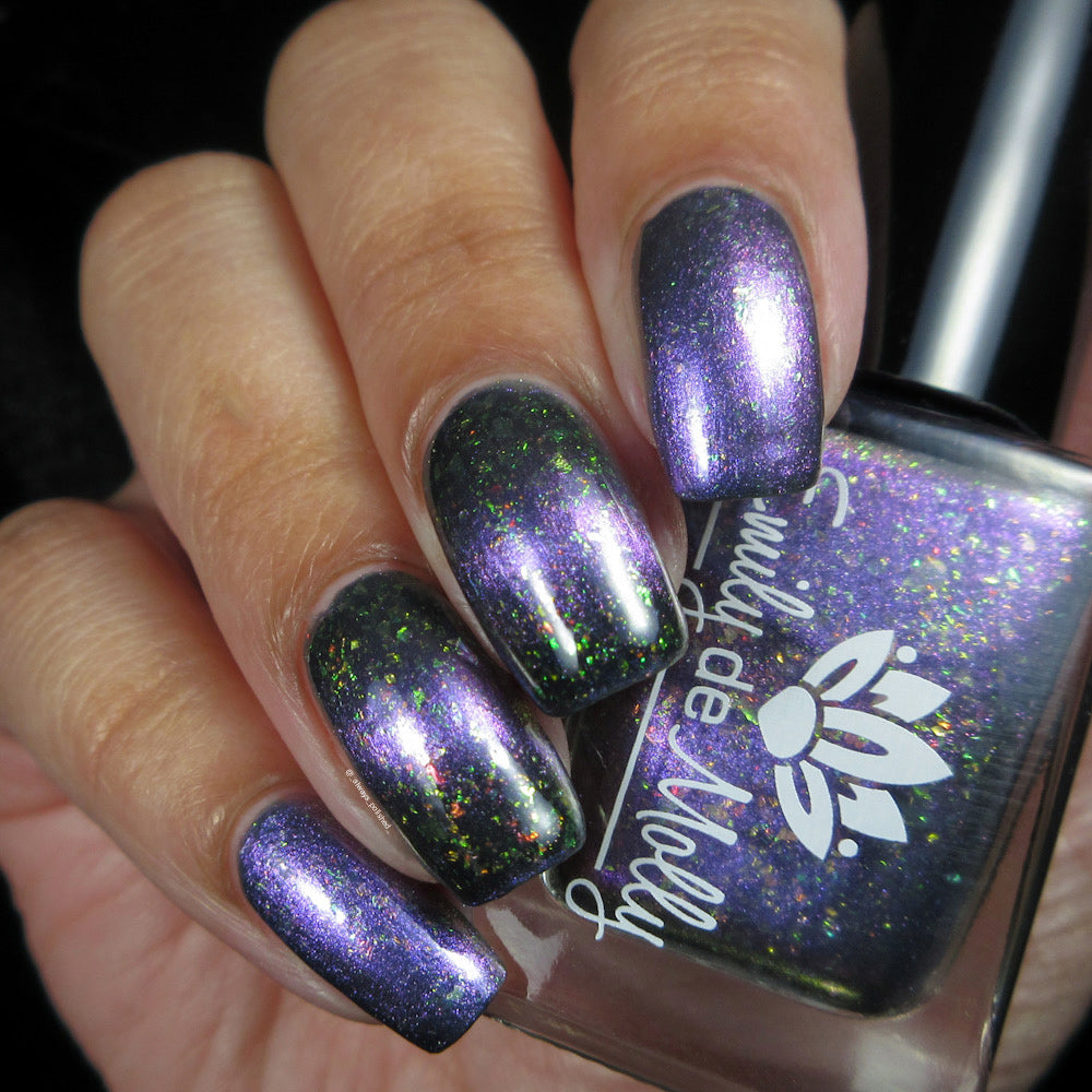 Key Drama - Blue shimmer nail polish – EmilydeMolly
