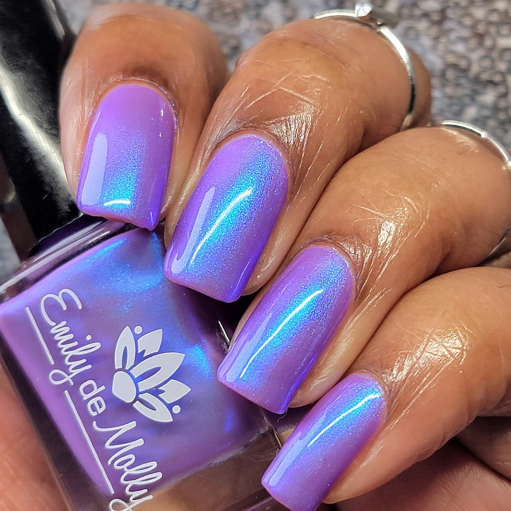 The Ones Who Live a light purple shimmer nail polish – EmilydeMolly