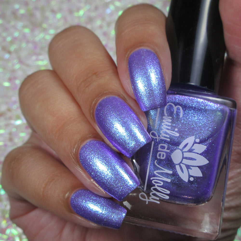 The Same Dream - A pale purple nail polish with duochrome