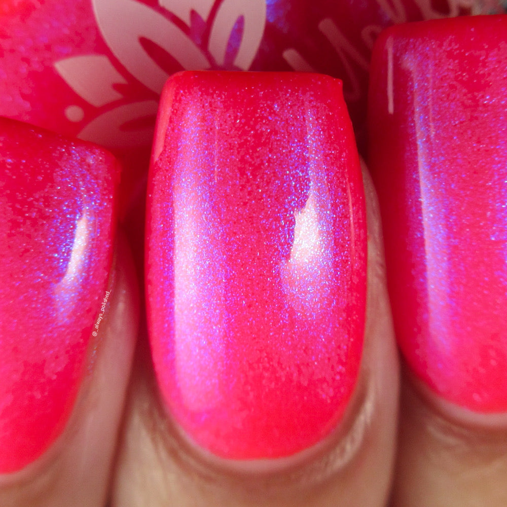 Raise Octaves neon shimmer nail polish – EmilydeMolly