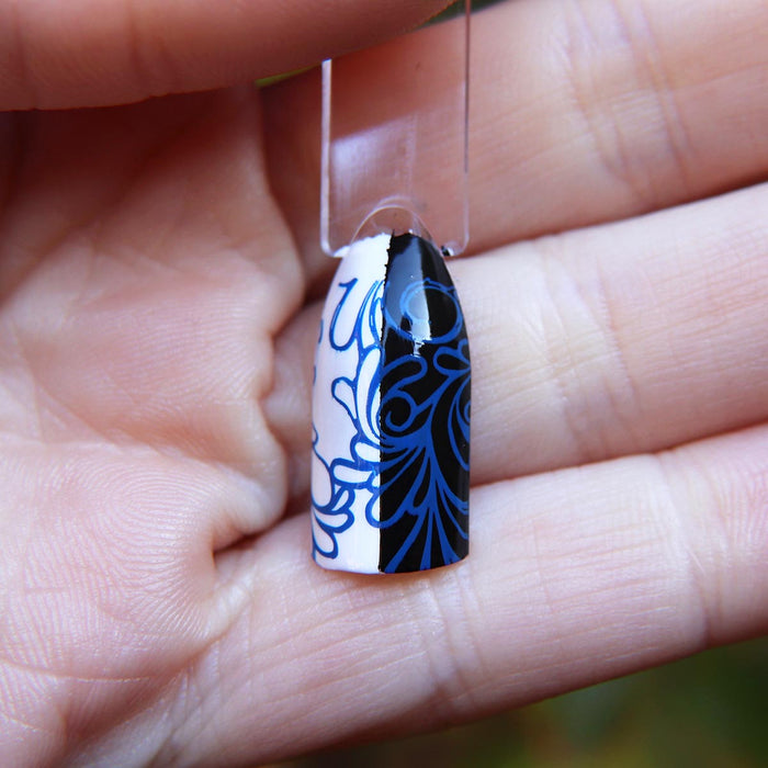 Blue You A Kiss -  Blue Nail Stamping Polish