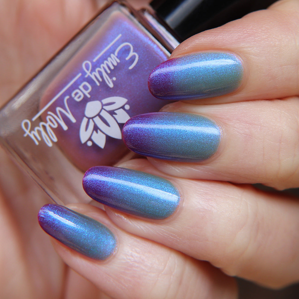 Check It - green to purple thermal nail polish – EmilydeMolly