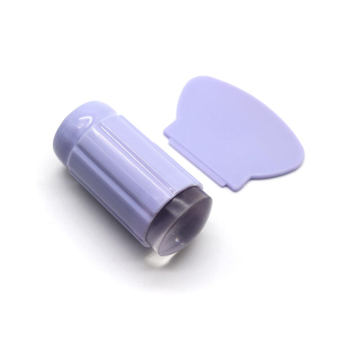 Purple Nail Stamper with clear head