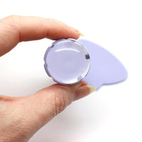 Purple Nail Stamper with clear head