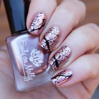 Black Stamping Polish