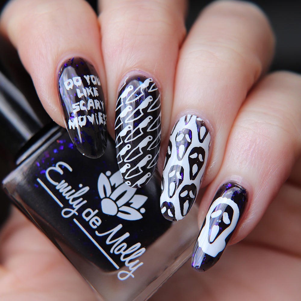 White Stamping Polish