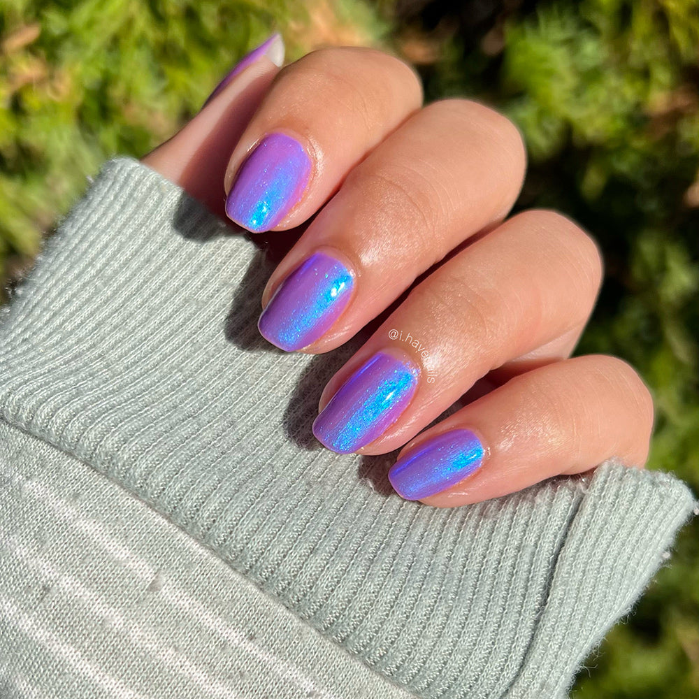 The Ones Who Live a light purple shimmer nail polish – EmilydeMolly