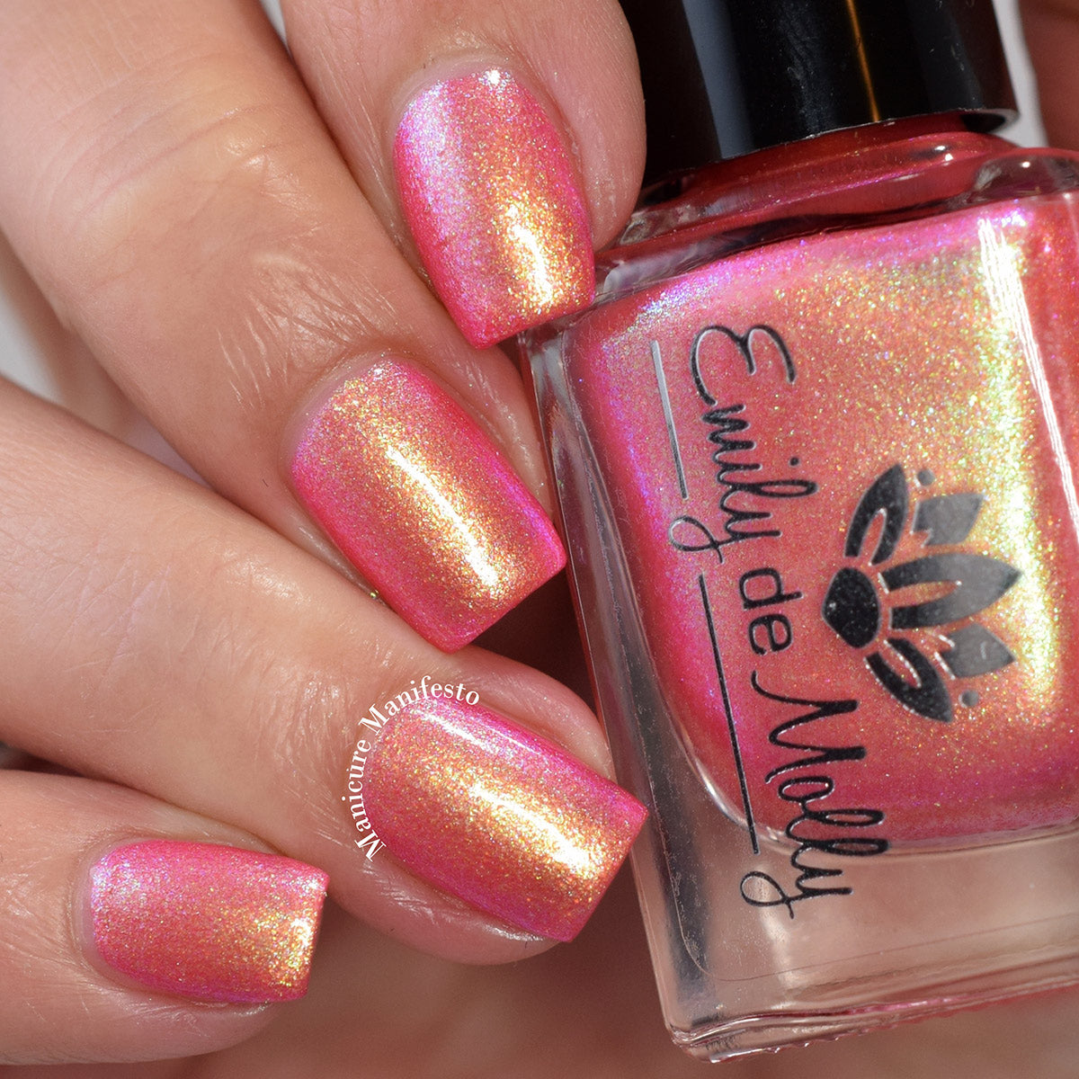 トリートメント Emily I Felt This Way Before - green to purple multichrome nail polish