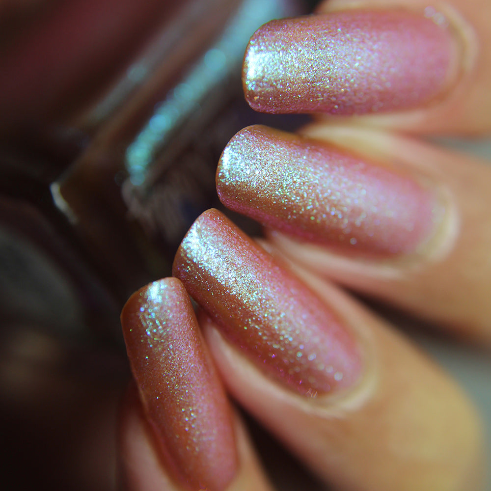 その他 milly nail Dirty Mirror - A dusty blue nail polish with shimmer – EmilydeMolly