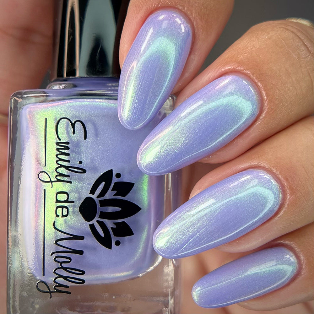The Same Dream - A pale purple nail polish with duochrome