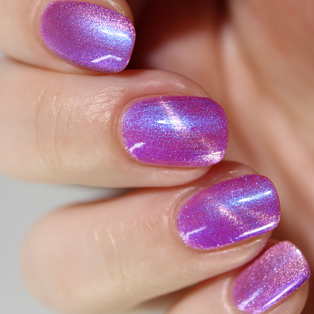 Way Too Much - A purple and silver magnetic nail polish – EmilydeMolly