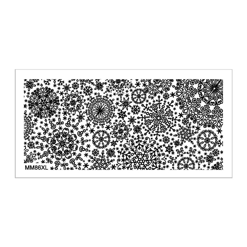 MM86XL Messy Mansion Nail Stamping Plate
