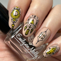 MM88XL Messy Mansion Nail Stamping Plate