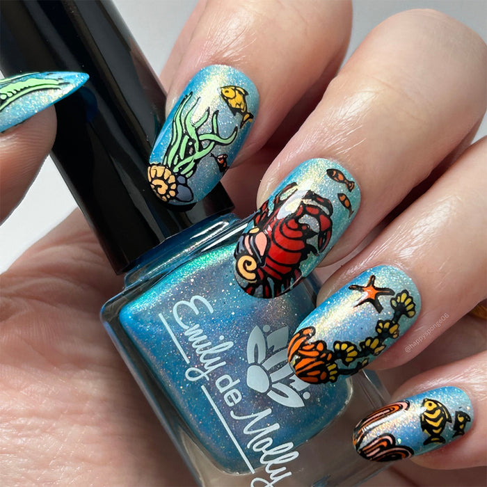 MM93XL Messy Mansion Nail Stamping Plate