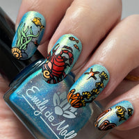 MM93XL Messy Mansion Nail Stamping Plate