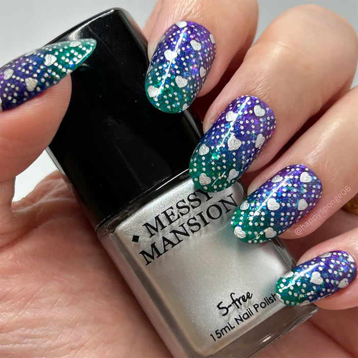 Sterling -  Silver Nail Stamping Polish