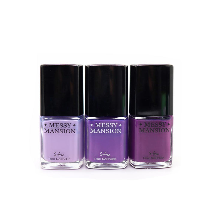 Purple Set -  Nail Stamping Polish by Messy Mansion