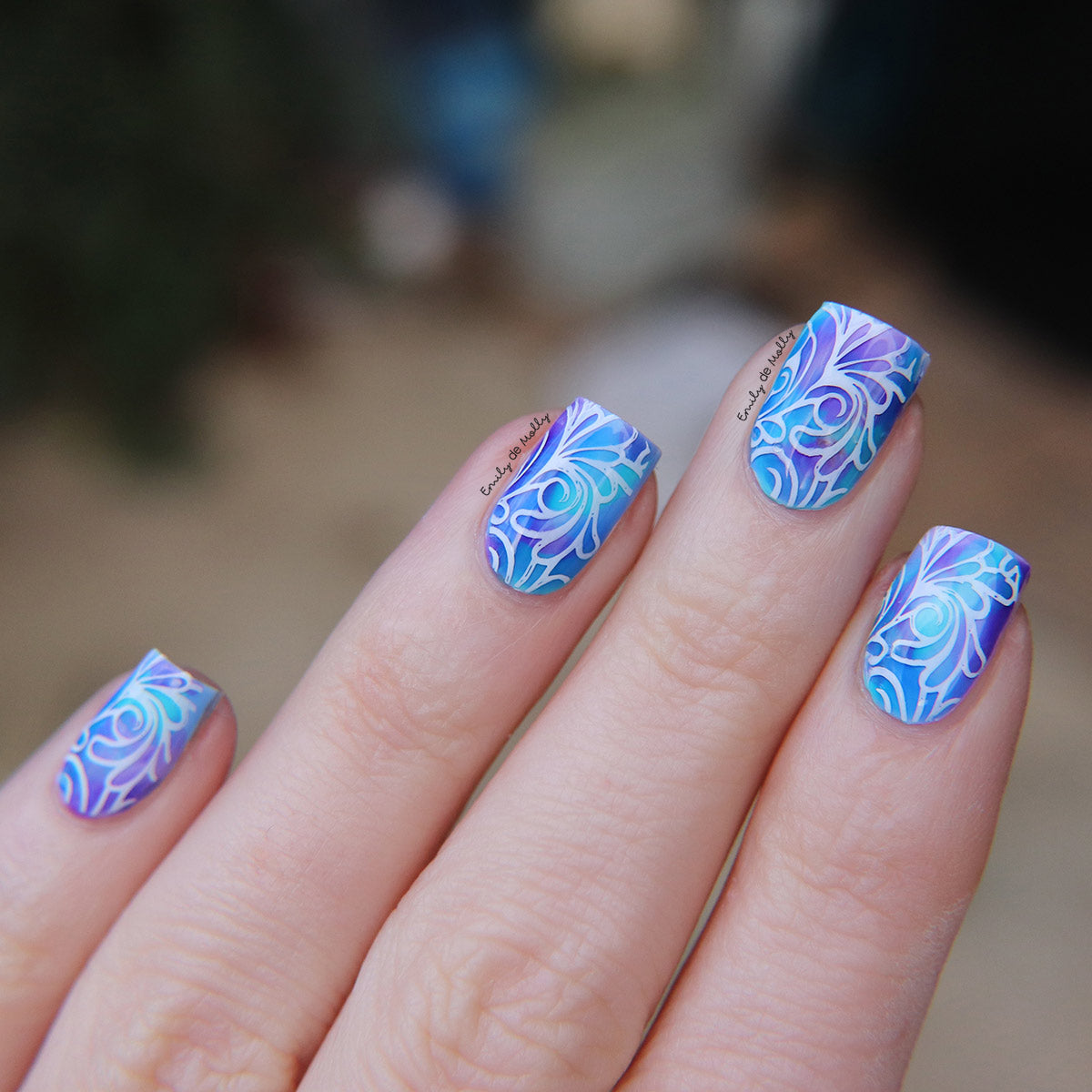 White Stamping Polish