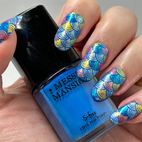 SY08 Messy Mansion Nail Stamping Plate