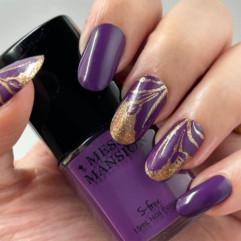 Royal Purple -  Purple Nail Stamping Polish