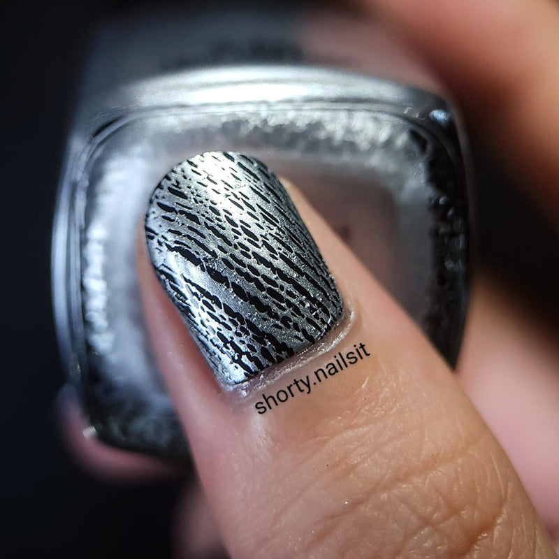 Sterling -  Silver Nail Stamping Polish