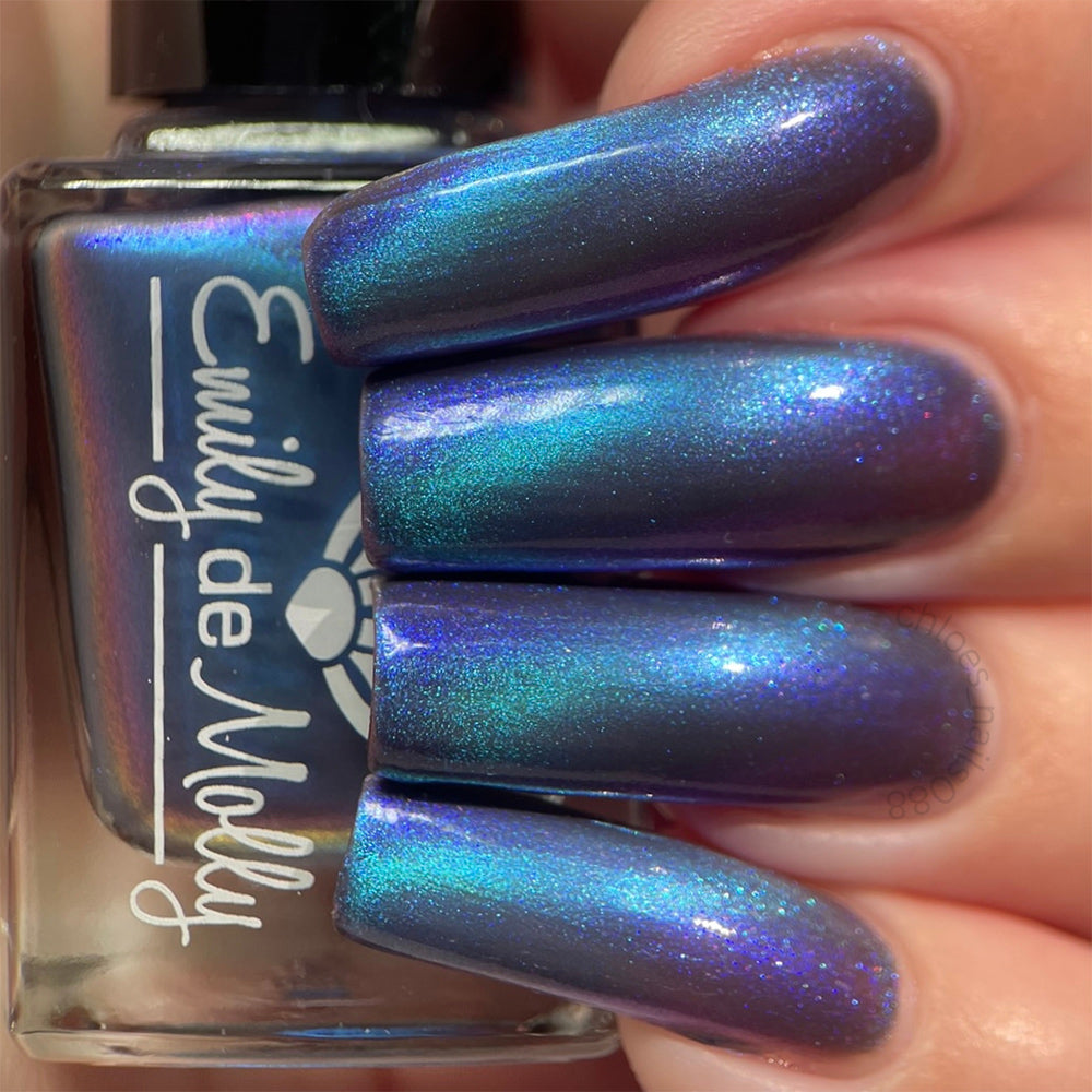 Throwing Shade - Blue magnetic nail polish – EmilydeMolly