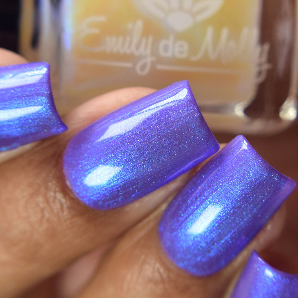 Key Drama - Blue shimmer nail polish – EmilydeMolly