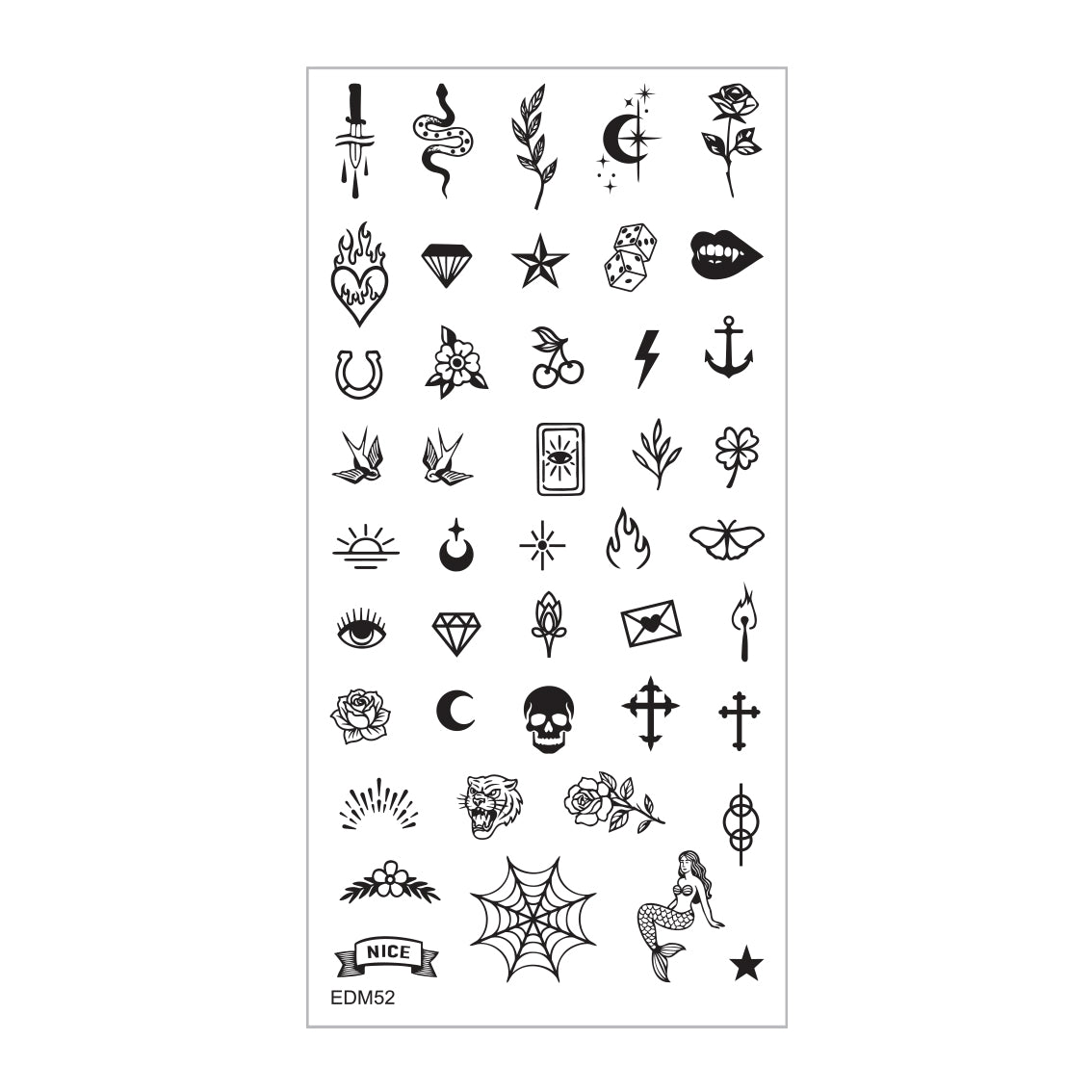 EDM52 Nail Stamping Plate