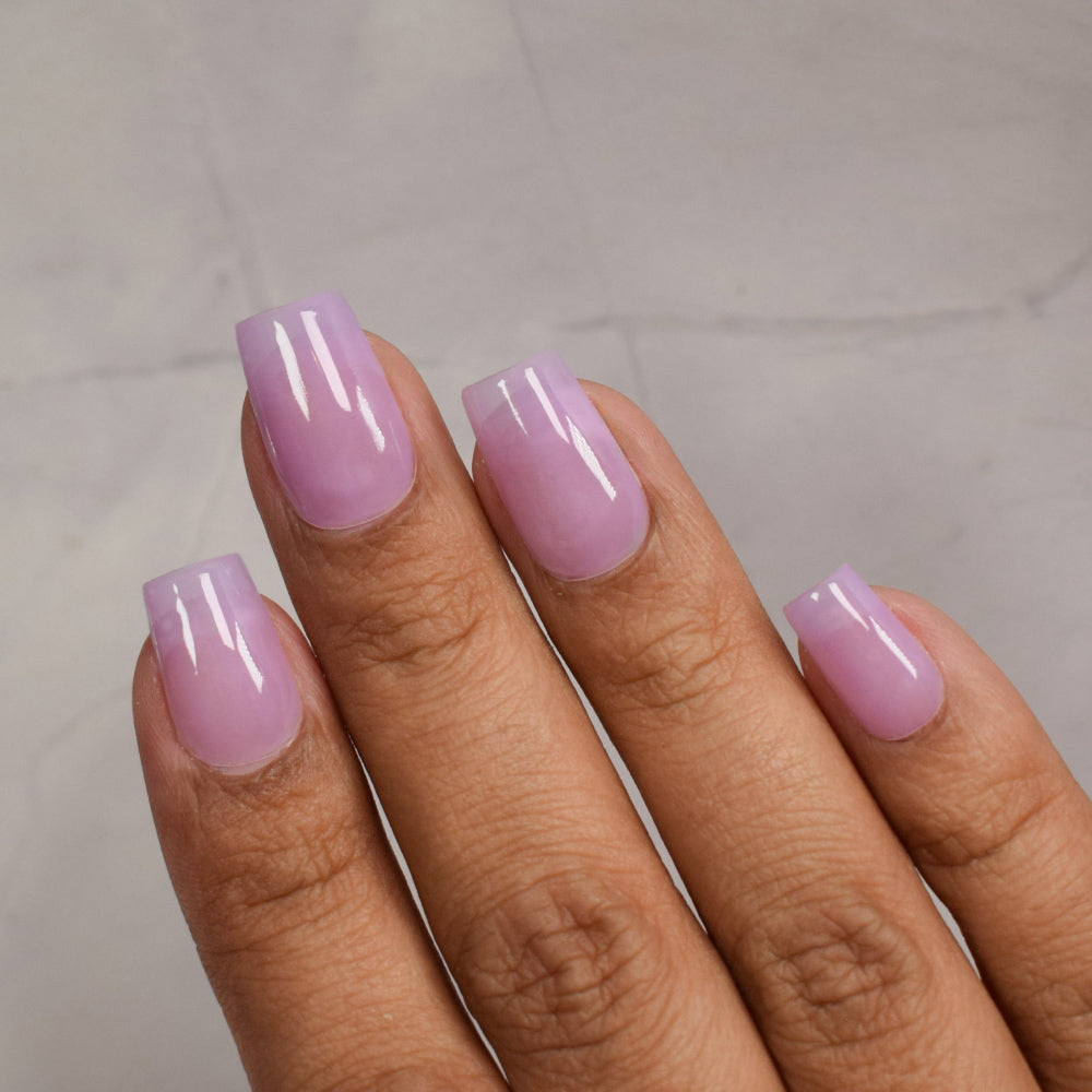 Sheer Tint Lavender - A light purple jelly nail polish – EmilydeMolly