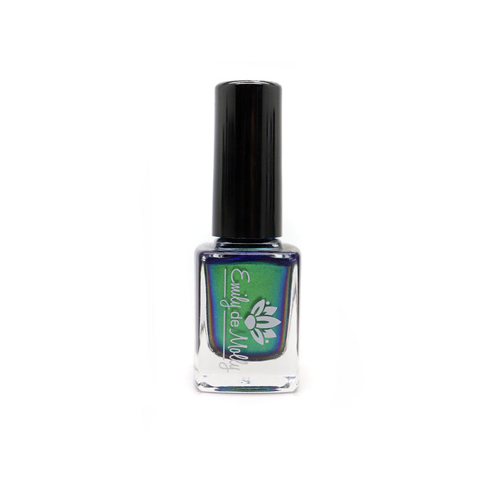 Green / Blue – duochrome stamping polish – LIMITED