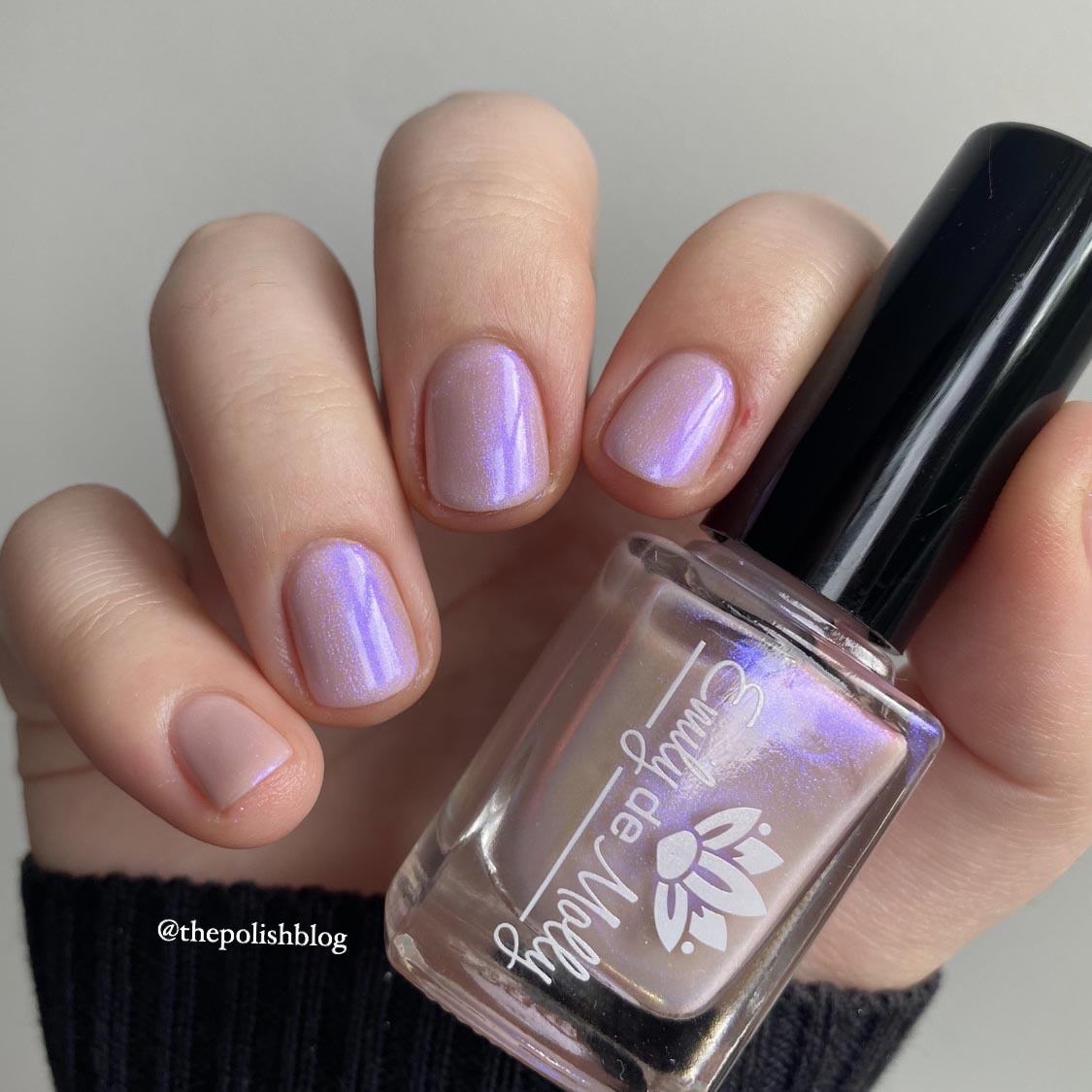 トリートメント Emily Luminous Forces - A cobalt blue jelly nail polish filled