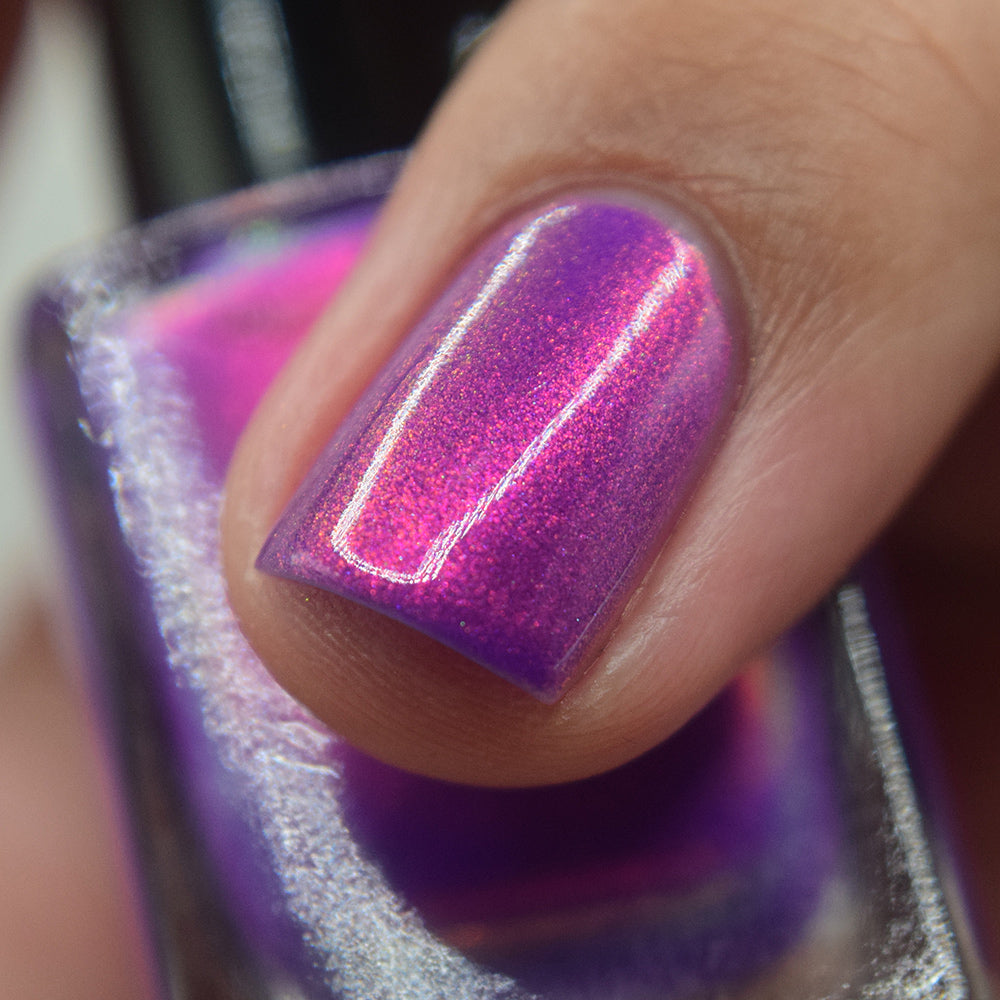 Ultravibe - A bright purple nail polish with shifting shimmer