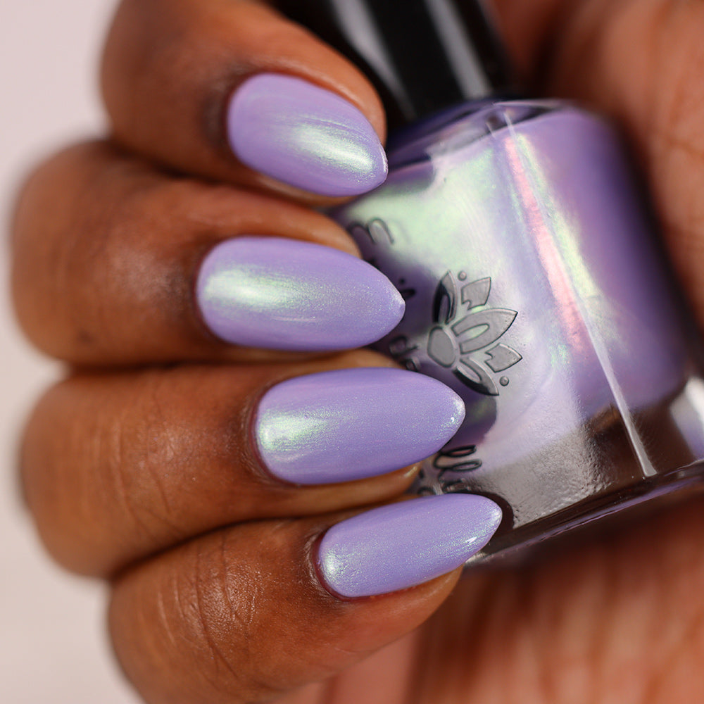 The Same Dream - A pale purple nail polish with duochrome