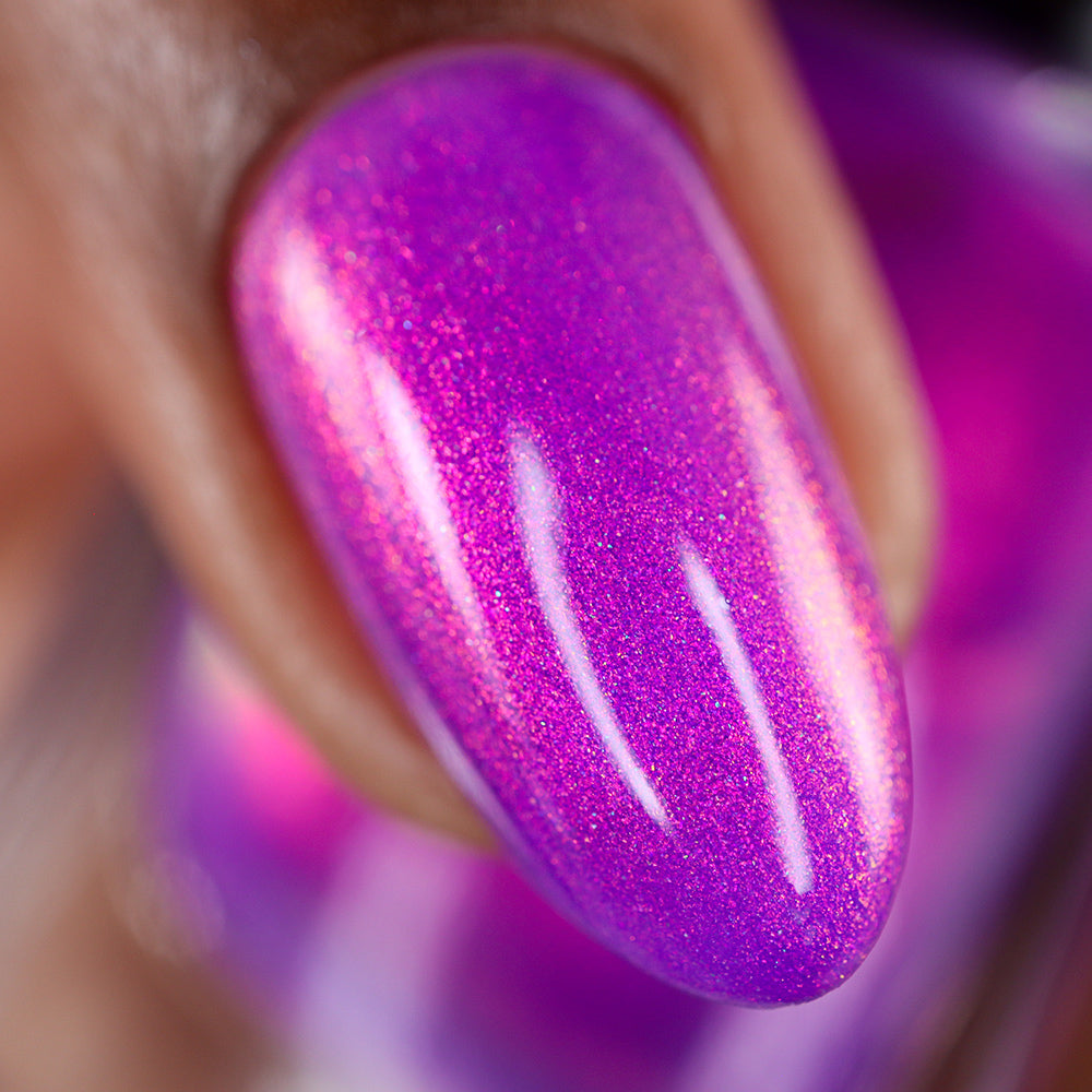 Ultravibe - A bright purple nail polish with shifting shimmer