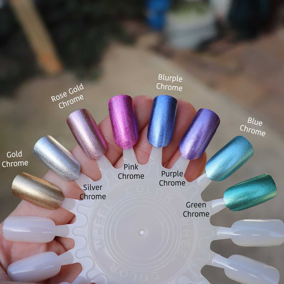 Buy Green Chrome Press on Nails Press on Nails Swirls Hand Painted Nails  Glue Nails Fake Nails Stick on Nails Nail Art Cute Nails Online in India -  Etsy
