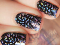 Black Stamping Polish